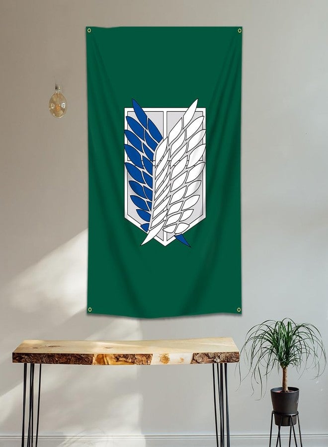 MOOR Attack On Titan Tapestry Shingeki No Kyojin Wall Hanging（60X40Inch,Vivid Color,Polyster） For Man Cave,Dorm,Gift Needs (M11-193) - Image 3